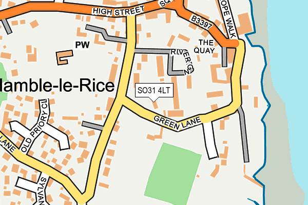 SO31 4LT map - OS OpenMap – Local (Ordnance Survey)