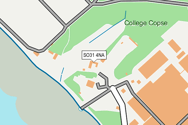 SO31 4NA map - OS OpenMap – Local (Ordnance Survey)