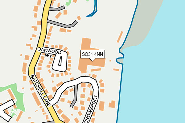 SO31 4NN map - OS OpenMap – Local (Ordnance Survey)