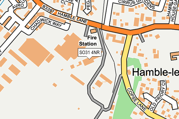 SO31 4NR map - OS OpenMap – Local (Ordnance Survey)