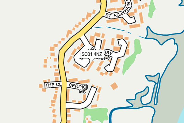 SO31 4NZ map - OS OpenMap – Local (Ordnance Survey)
