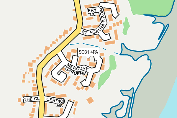 SO31 4PA map - OS OpenMap – Local (Ordnance Survey)