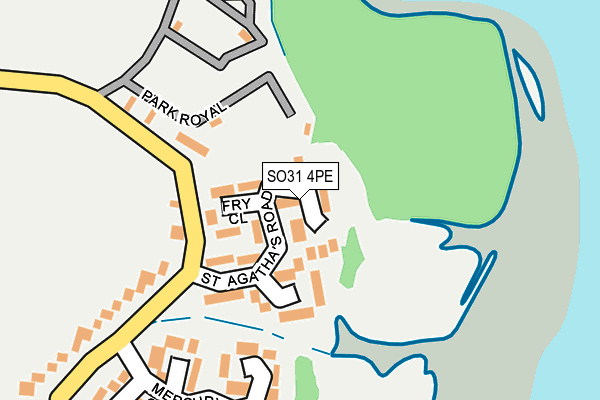 SO31 4PE map - OS OpenMap – Local (Ordnance Survey)