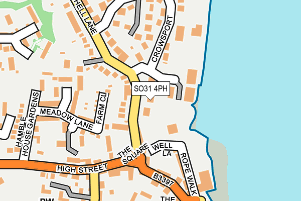 SO31 4PH map - OS OpenMap – Local (Ordnance Survey)