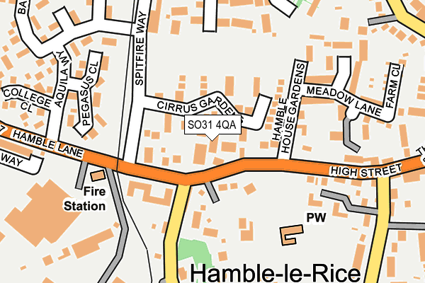 SO31 4QA map - OS OpenMap – Local (Ordnance Survey)