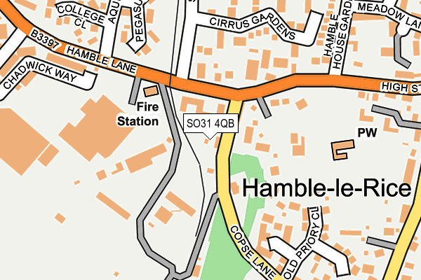 SO31 4QB map - OS OpenMap – Local (Ordnance Survey)