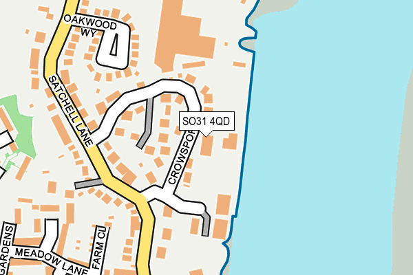 SO31 4QD map - OS OpenMap – Local (Ordnance Survey)