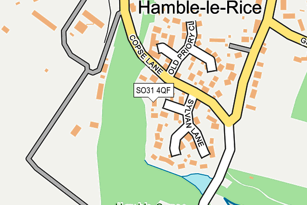 SO31 4QF map - OS OpenMap – Local (Ordnance Survey)