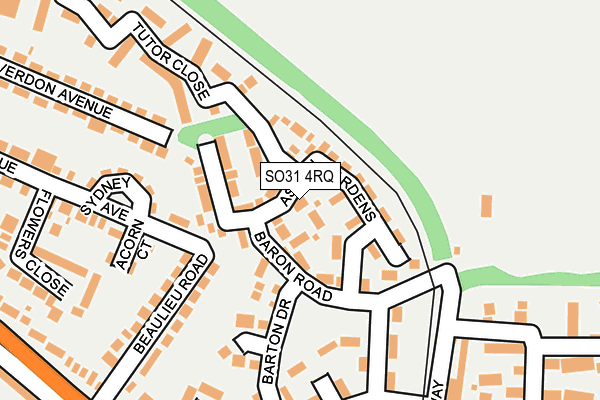 SO31 4RQ map - OS OpenMap – Local (Ordnance Survey)