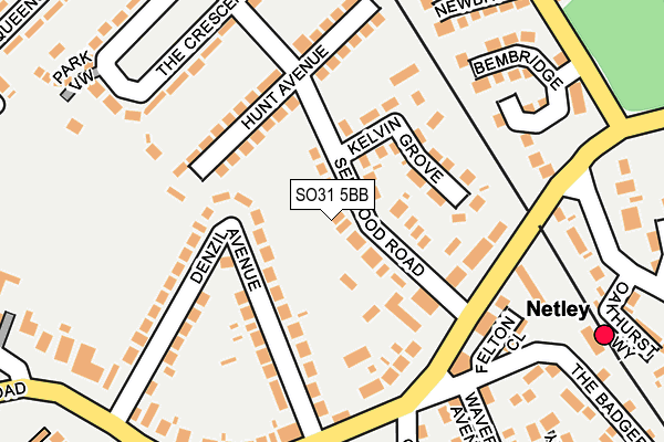 SO31 5BB map - OS OpenMap – Local (Ordnance Survey)