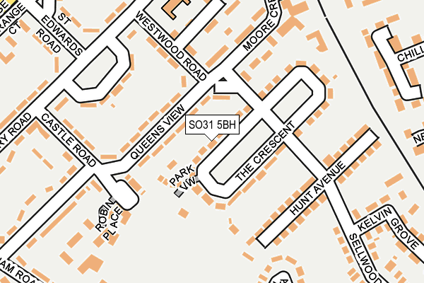 SO31 5BH map - OS OpenMap – Local (Ordnance Survey)