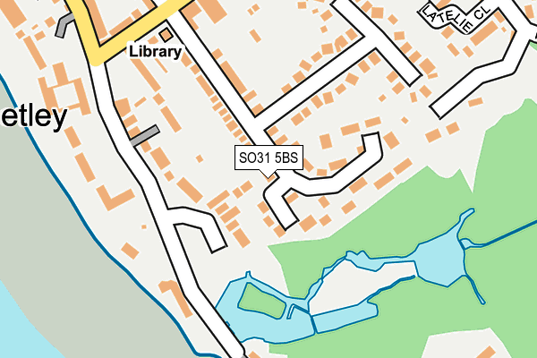 SO31 5BS map - OS OpenMap – Local (Ordnance Survey)