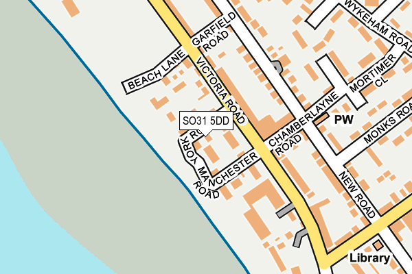 SO31 5DD map - OS OpenMap – Local (Ordnance Survey)