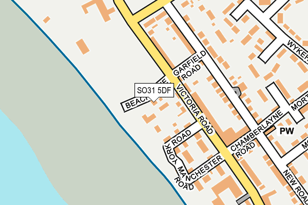 SO31 5DF map - OS OpenMap – Local (Ordnance Survey)