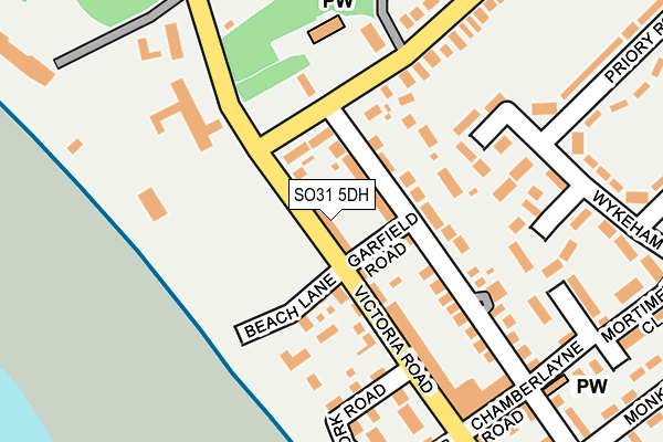 SO31 5DH map - OS OpenMap – Local (Ordnance Survey)