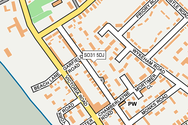 SO31 5DJ map - OS OpenMap – Local (Ordnance Survey)