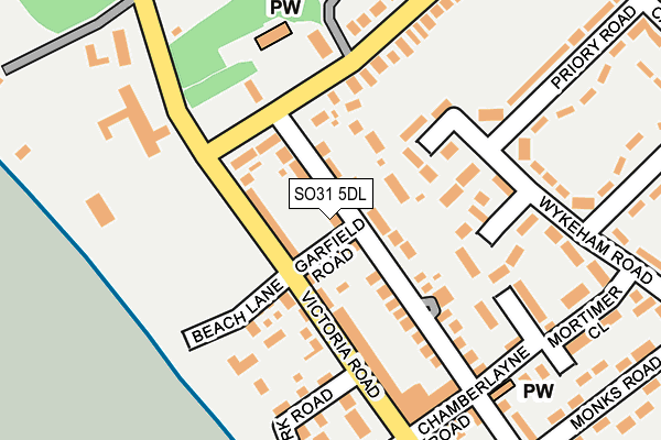 SO31 5DL map - OS OpenMap – Local (Ordnance Survey)