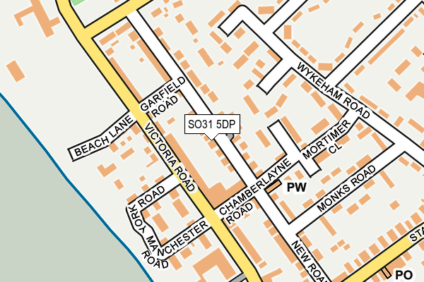 SO31 5DP map - OS OpenMap – Local (Ordnance Survey)