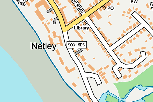 SO31 5DS map - OS OpenMap – Local (Ordnance Survey)