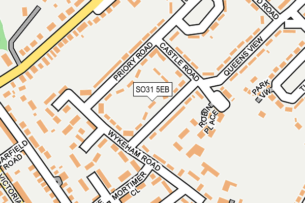 SO31 5EB map - OS OpenMap – Local (Ordnance Survey)