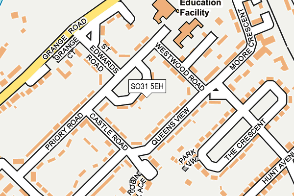 SO31 5EH map - OS OpenMap – Local (Ordnance Survey)