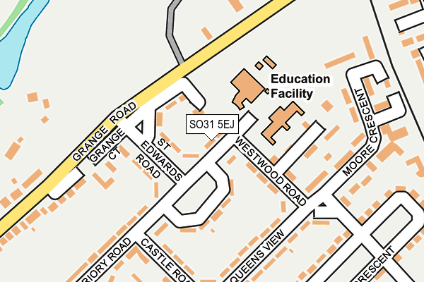 SO31 5EJ map - OS OpenMap – Local (Ordnance Survey)