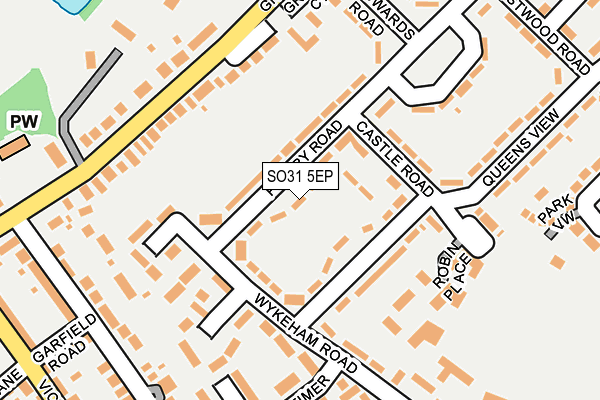 SO31 5EP map - OS OpenMap – Local (Ordnance Survey)