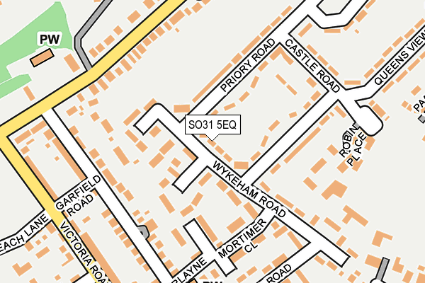 SO31 5EQ map - OS OpenMap – Local (Ordnance Survey)