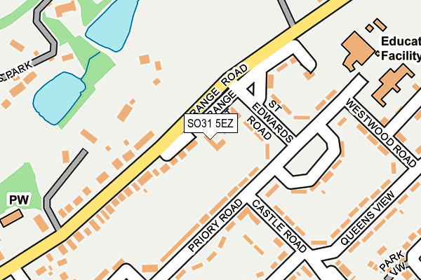 SO31 5EZ map - OS OpenMap – Local (Ordnance Survey)