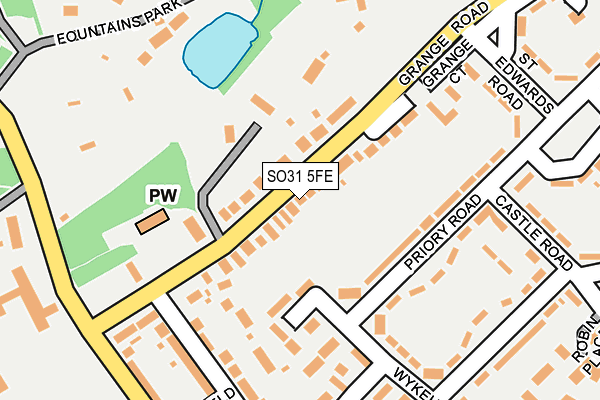 SO31 5FE map - OS OpenMap – Local (Ordnance Survey)