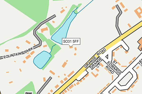 SO31 5FF map - OS OpenMap – Local (Ordnance Survey)