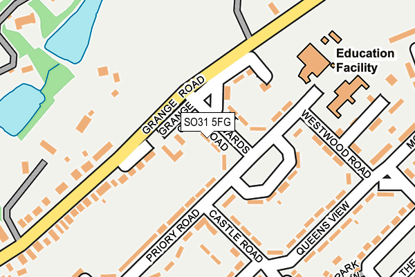 SO31 5FG map - OS OpenMap – Local (Ordnance Survey)