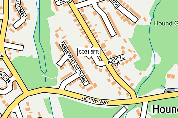 SO31 5FR map - OS OpenMap – Local (Ordnance Survey)