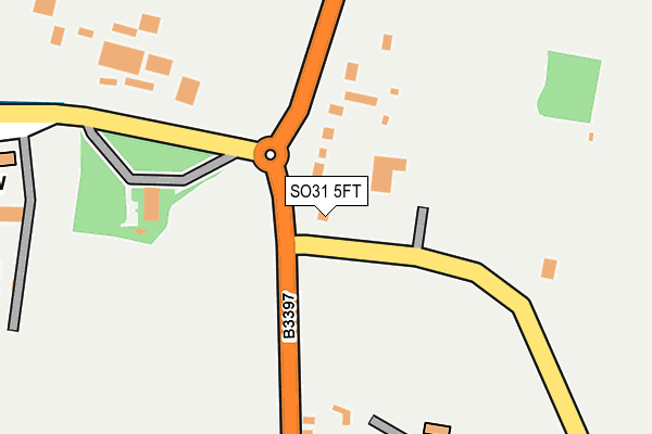 SO31 5FT map - OS OpenMap – Local (Ordnance Survey)
