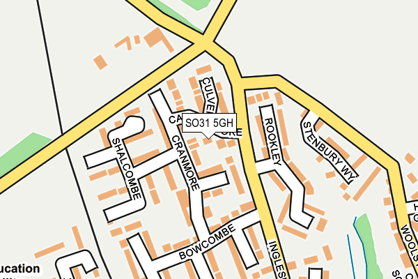 SO31 5GH map - OS OpenMap – Local (Ordnance Survey)