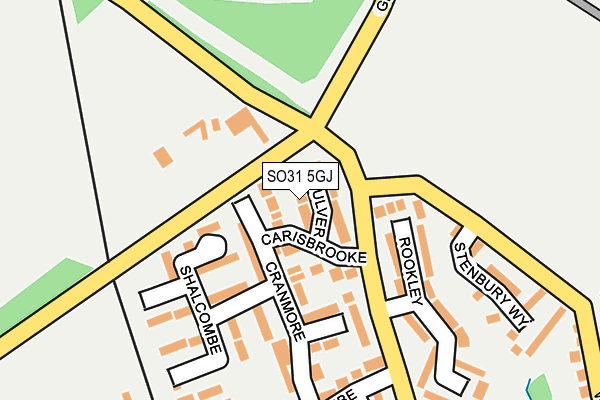 SO31 5GJ map - OS OpenMap – Local (Ordnance Survey)