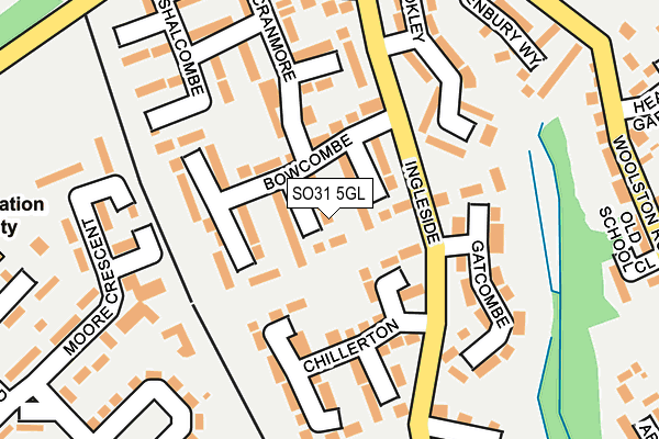 SO31 5GL map - OS OpenMap – Local (Ordnance Survey)