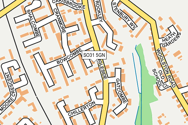 SO31 5GN map - OS OpenMap – Local (Ordnance Survey)