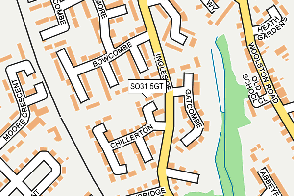 SO31 5GT map - OS OpenMap – Local (Ordnance Survey)