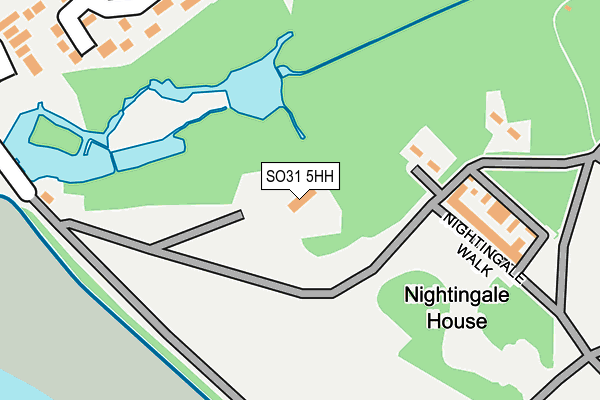 SO31 5HH map - OS OpenMap – Local (Ordnance Survey)