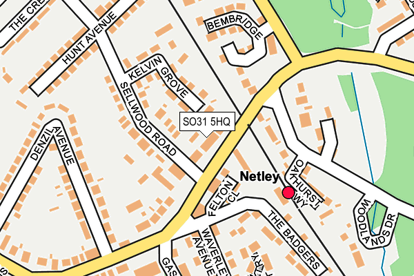 SO31 5HQ map - OS OpenMap – Local (Ordnance Survey)