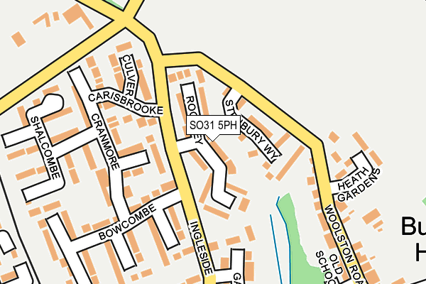SO31 5PH map - OS OpenMap – Local (Ordnance Survey)