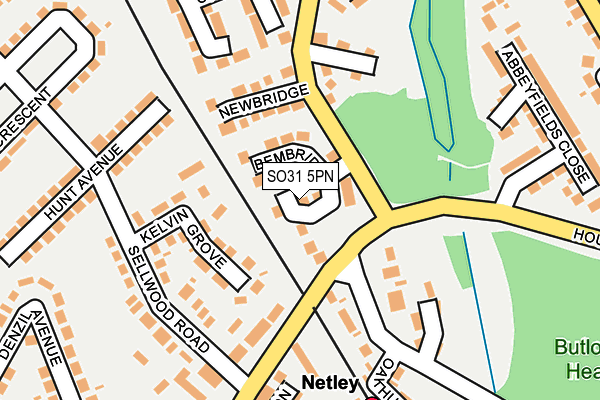 SO31 5PN map - OS OpenMap – Local (Ordnance Survey)