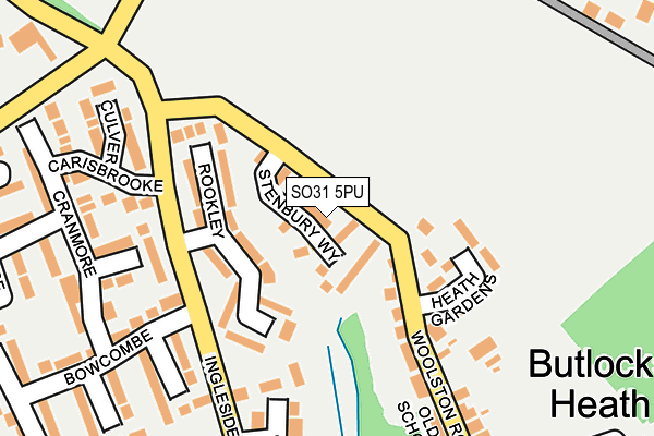 SO31 5PU map - OS OpenMap – Local (Ordnance Survey)