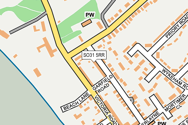 SO31 5RR map - OS OpenMap – Local (Ordnance Survey)