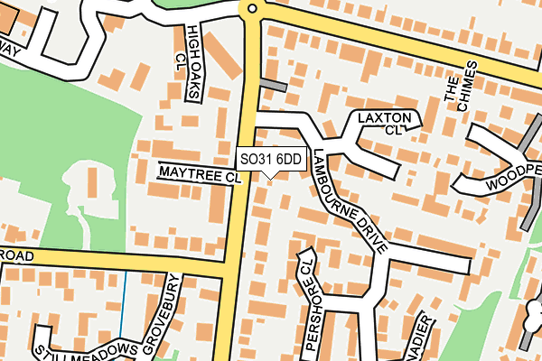 SO31 6DD map - OS OpenMap – Local (Ordnance Survey)