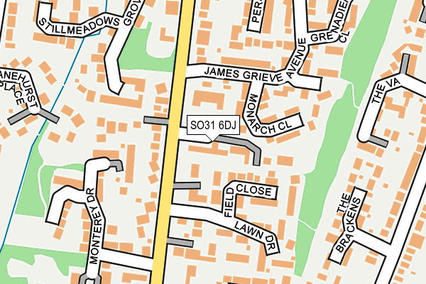 SO31 6DJ map - OS OpenMap – Local (Ordnance Survey)