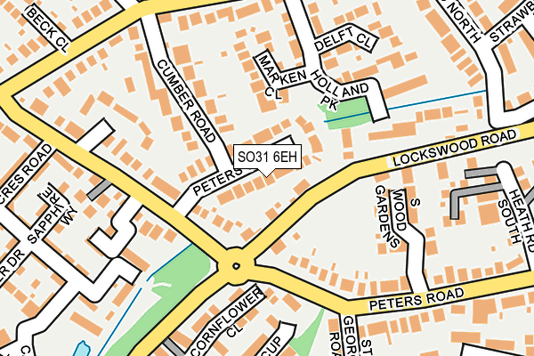 SO31 6EH map - OS OpenMap – Local (Ordnance Survey)