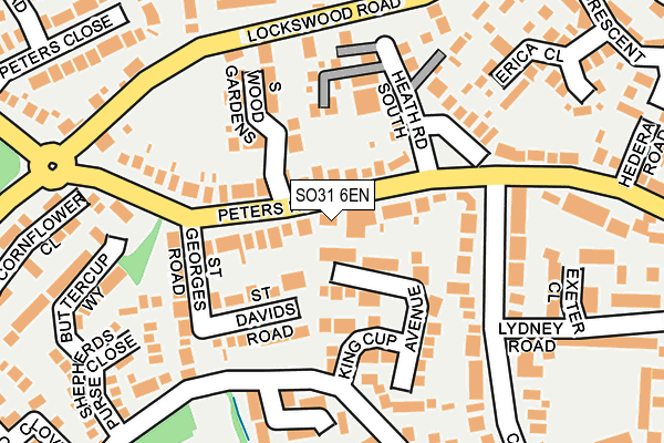 SO31 6EN map - OS OpenMap – Local (Ordnance Survey)