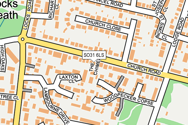 SO31 6LS map - OS OpenMap – Local (Ordnance Survey)